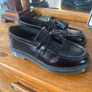 Dr. Martens Black Tassel Loafers